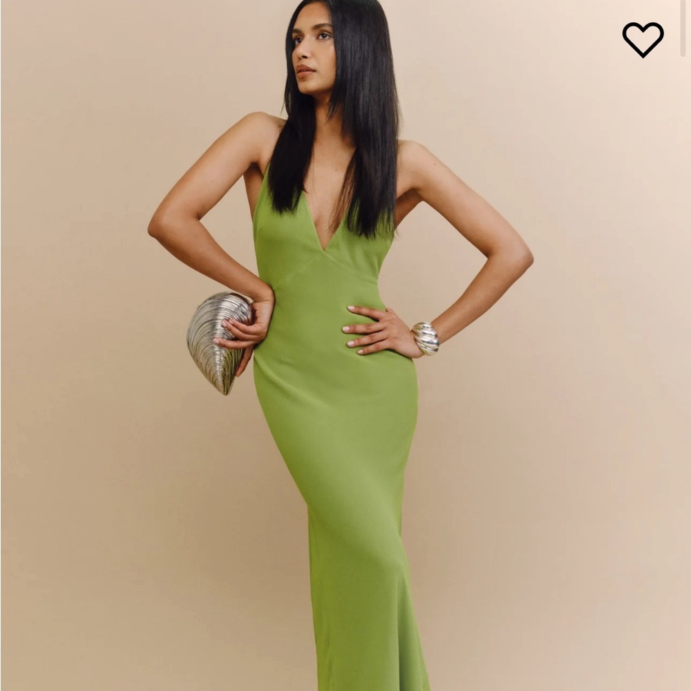 Reformation Daniela Dress - Avocado